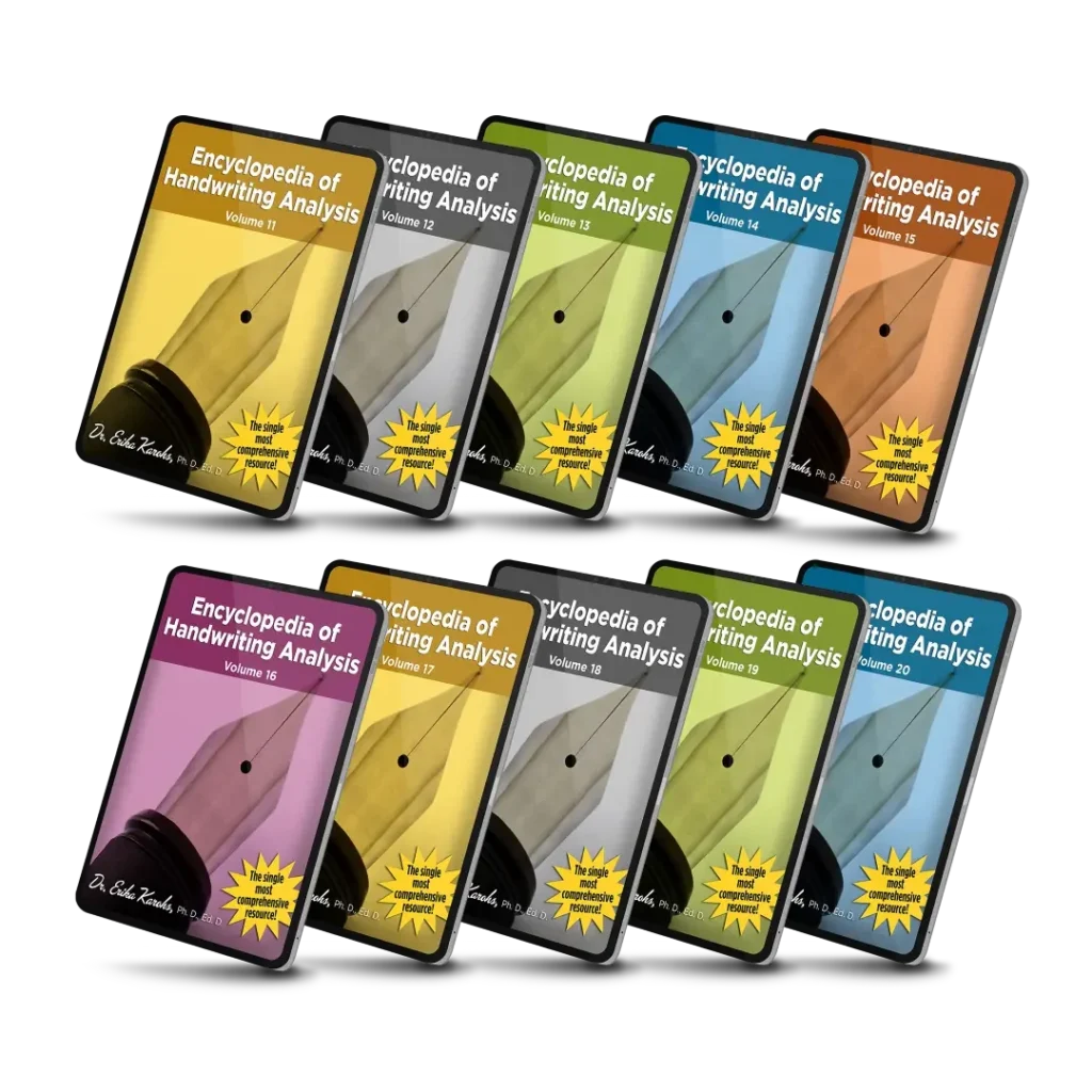 Encyclopedia of Handwriting Analysis Vol B series (11-20)