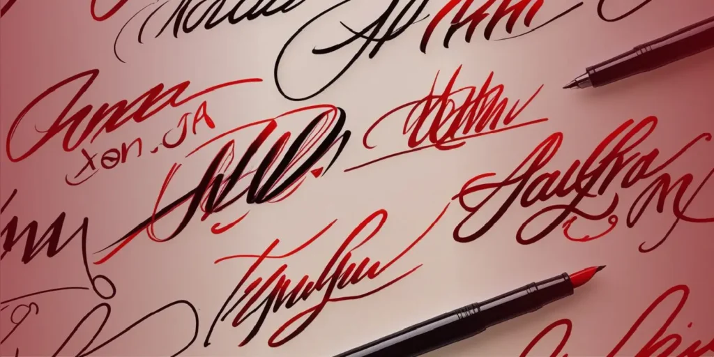 Types of signature styles
